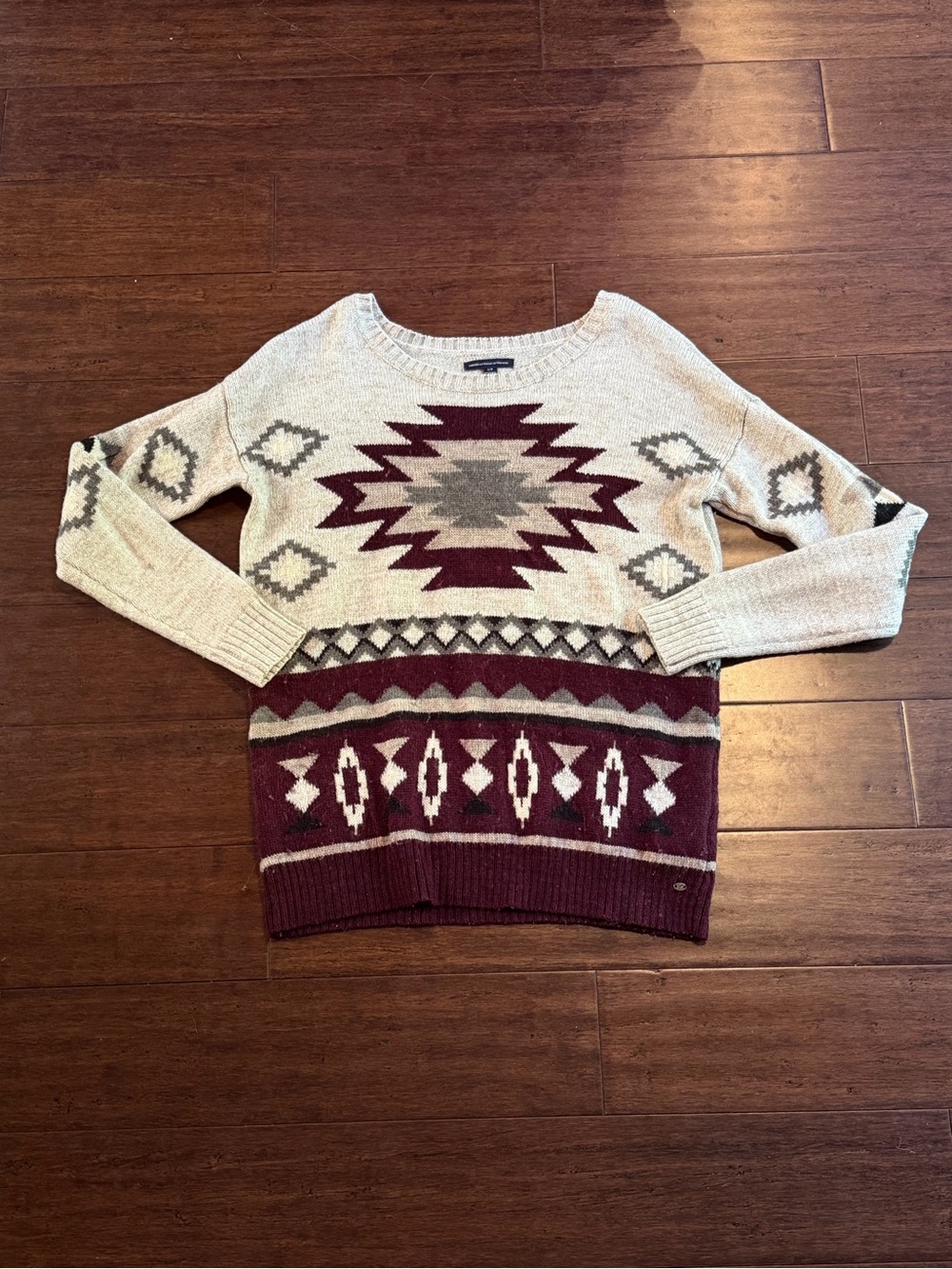 Vintage American Eagle Aztec Crewneck Sweater